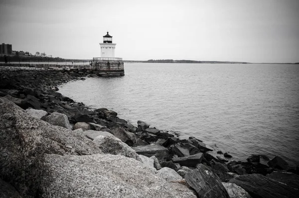 Phare Bug Portland Maine États Unis Sur Cap Elizabeth — Photo