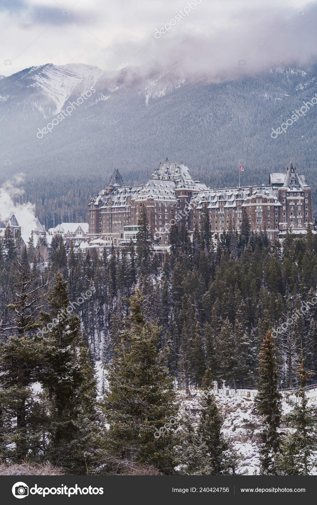 Banff Alberta Canada Jan 19 Winter Scene View Famous Fairmont Stock Editorial Photo C Mkopka Banff Alberta Canada Jan 19 Winter Scene View Famous Fairmont Stock Editorial Photo C Mkopka