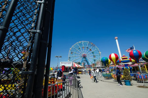 Brookyln New York Mai 2018 Entrée Fermée Luna Park Parc — Photo