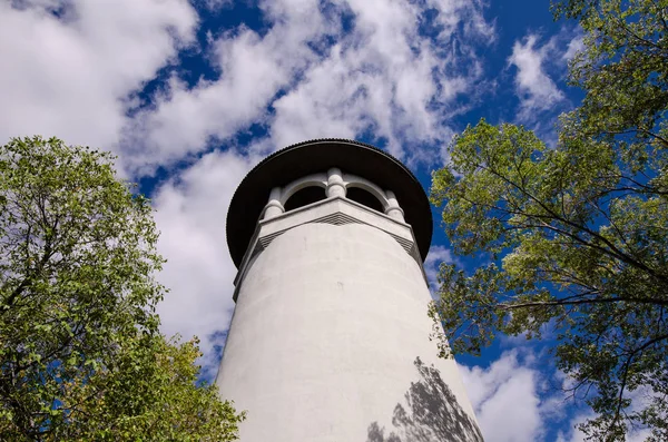 Водонапорная Башня Ведьм Парке Принсект Миннесота Частично Облачный День — стоковое фото