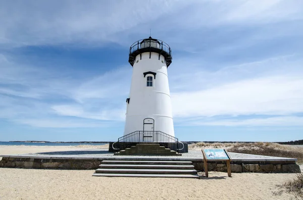 Faro Edgartown Martha Vineyard Massachusetts Vista Panorámica — Foto de Stock