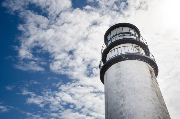 Farol Highland Cape Cod Dia Primavera Barnstable County Massachusetts — Fotografia de Stock