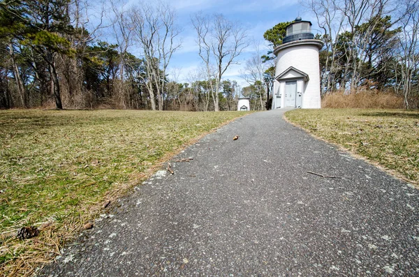 Storica Tre Sorelle Fari Cape Cod Massachusetts New England — Foto Stock