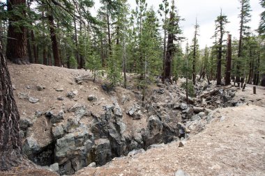 Inyo deprem fay Mammoth Lakes içinde California