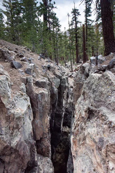 Inyo Earthquake Fault Mammoth Lakes California — Stock Photo, Image
