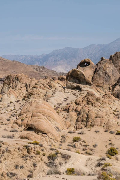 Skalní Útvar Oblasti Alabama Hills Kalifornie Lone Pine Pohoří Východní — Stock fotografie