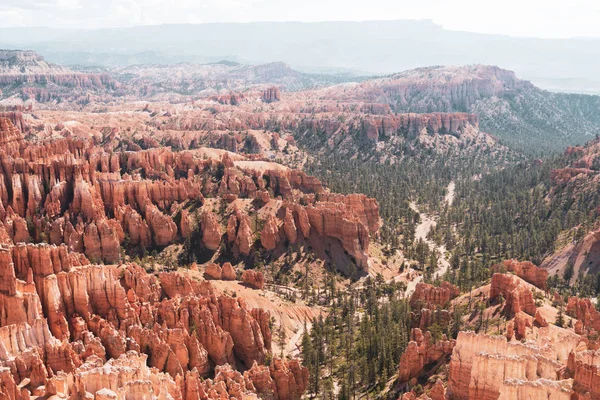 Parque Nacional Bryce Canyon Dia Ensolarado Filtro Artístico Aplicado Foto — Fotografia de Stock