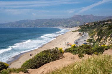 Blöf burun noktası Dume Malibu Cali, doğal görünümünden