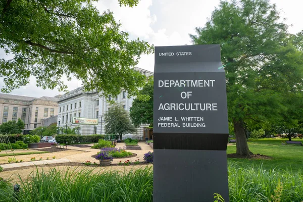 Washington dc - 9. Mai 2019: Zeichen für das Wir-Ressort von agric — Stockfoto