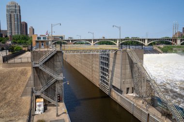 Minneapolis, Minnesota-1 Haziran 2019: üst St. ant görünümü