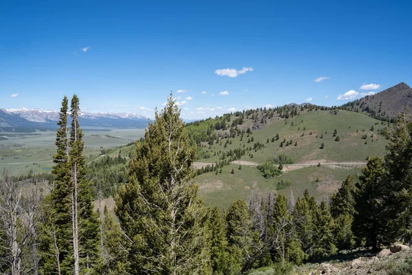 Galena Summit along Idaho State Highway 75 in the Sawtooth Natio — Stok Foto