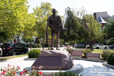 Washington, Dc - 8 Ağustos 2019: Büyük Mahatma Mohandas Gandhi s