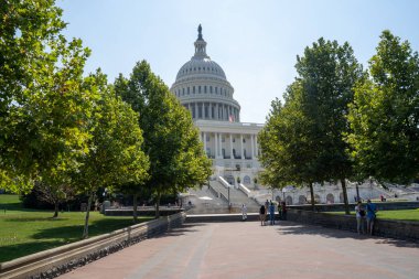 Washington, Dc - 7 Ağustos 2019: Abd Capitol Binası, t ile