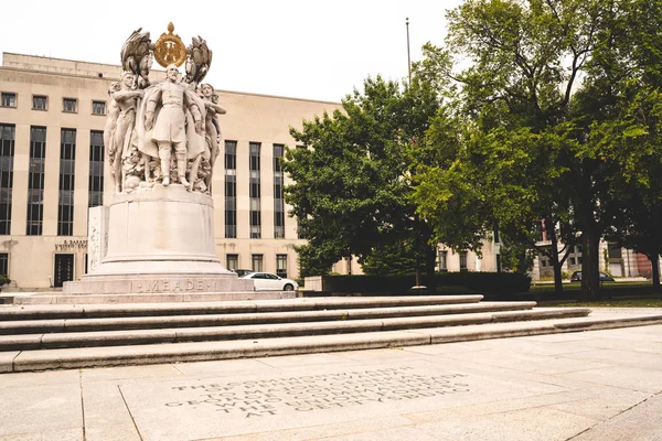 Washington, DC-augusti 5, 2019: George Gorden Meade Memoria — Stockfoto