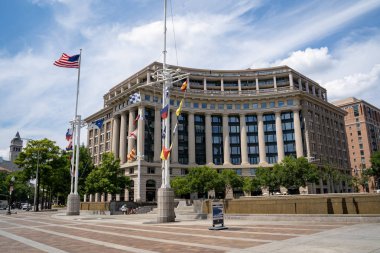 Washington, Dc - 4 Ağustos 2019: Washington'daki ABD Deniz Kuvvetleri Anıtı 