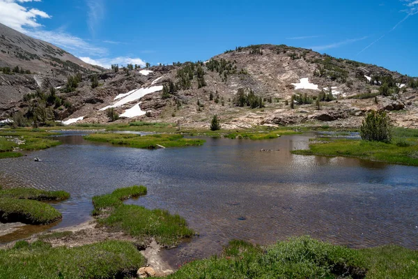 Danau Basin Trail Mono County California Musim Panas Shamrock Lake — Stok Foto