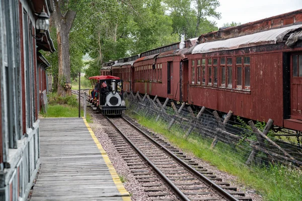 Nevada City Montana Haziran 2020 Turistler Iki Kardeş Hayalet Şehir — Stok fotoğraf