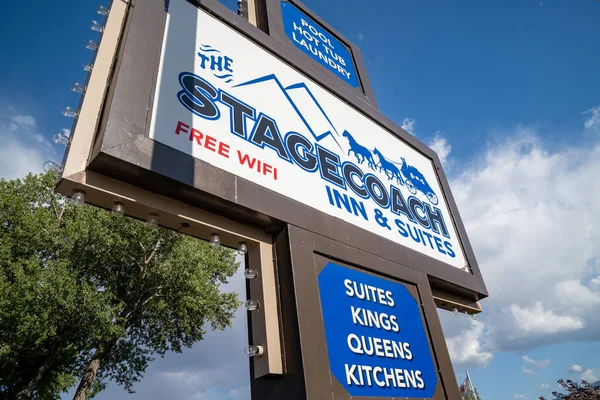 Dubois Wyoming Juillet 2020 Inscrivez Vous Stagecoach Inn Suites Hôtel — Photo