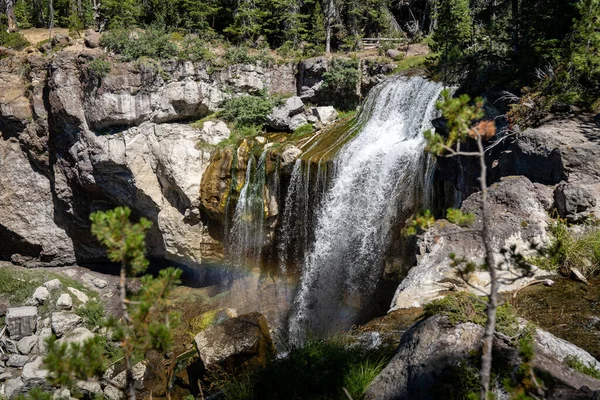 Cachoeira Paulina Falls Newberry Monumento Nacional Vulcânico Perto Bend Oregon — Fotografia de Stock