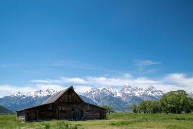 Mormon Row 'daki TA Moulton Barn, Grand Teton Ulusal Parkı