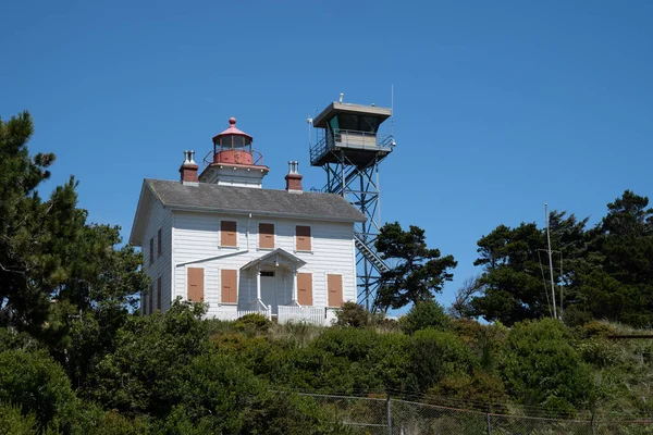 Maják Yaquina Bay Newportu Oregonu — Stock fotografie