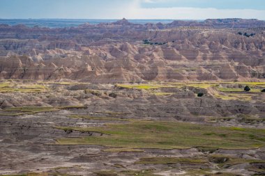 Çorak Topraklar Ulusal Parkı 'nın güzel manzarası Güney Dakota ABD