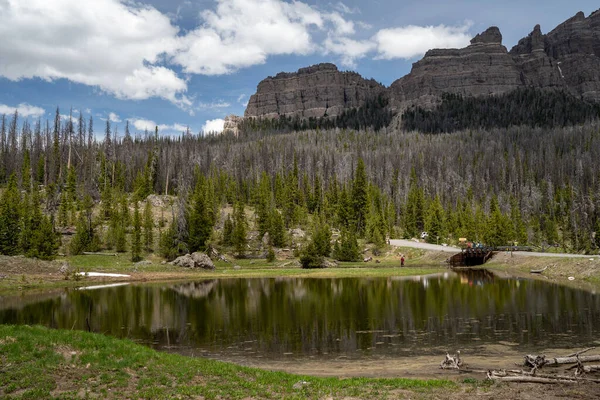 Dubois Wyoming Junio 2020 Personas Disfrutando Los Lagos Alrededor Del — Foto de Stock