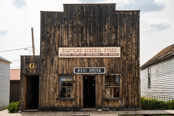 South Park City Colorado September 2020 Simpkins General Store Post — Stockfoto