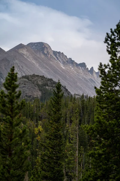 Horské Vrcholy Národním Parku Rocky Mountain Coloradu — Stock fotografie