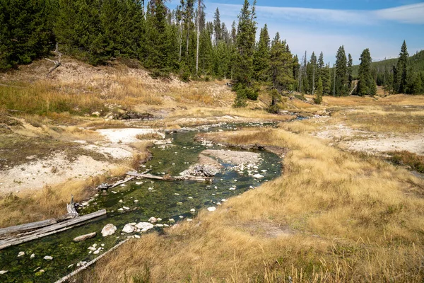 Fuente Termal Clearwater Springs Parque Nacional Yellowstone — Foto de Stock