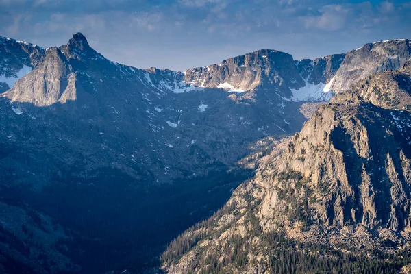 Prachtig Berglandschap Langs Trail Ridge Road Rocky Mountain National Park — Stockfoto