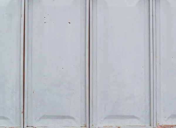 Decorative metal window on wall