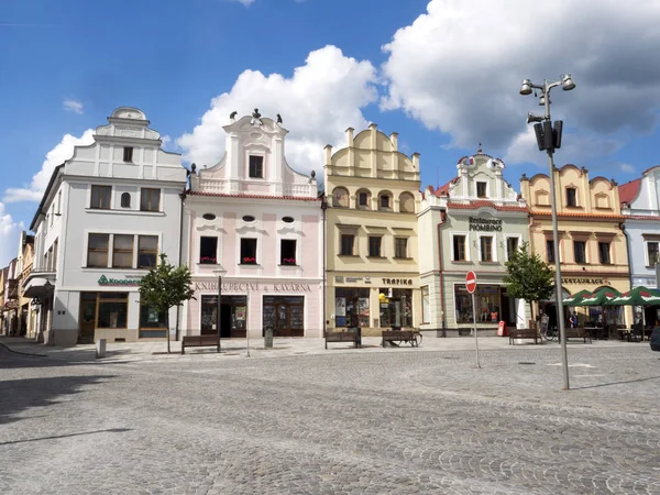 Brod Δημοκρατία Της Τσεχίας Ιουνίου 2018 Θέα Πλατεία Από Δεύτερο — Φωτογραφία Αρχείου