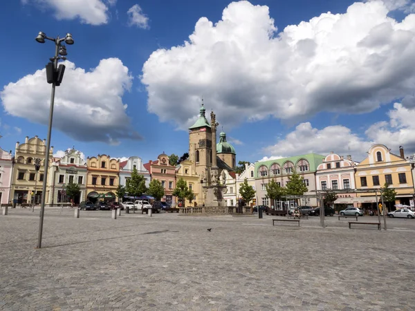 Brod Δημοκρατία Της Τσεχίας Ιουνίου 2018 Θέα Πλατεία Από Δεύτερο — Φωτογραφία Αρχείου