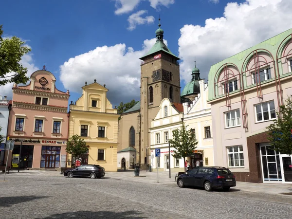 Havlickuv Brod Tsjechië Juni 2018 Weergeven Vrijthof Vanaf Tweede Helft — Stockfoto