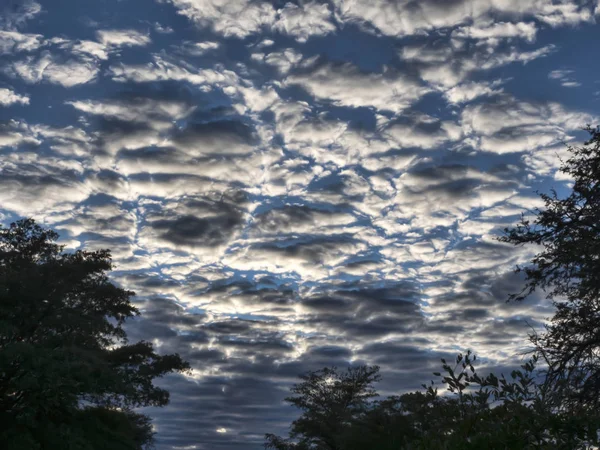 Céu Manhã Fadas Norte Botsuana — Fotografia de Stock