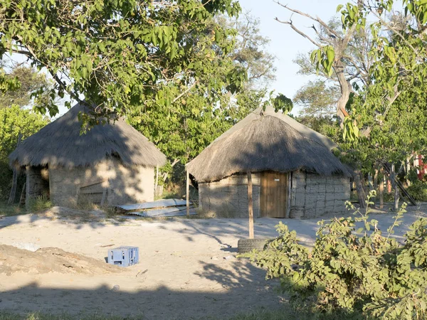 博茨瓦纳北部的传统平房 — 图库照片