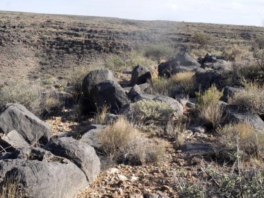 Merkez Namibya ilginç taşlar.