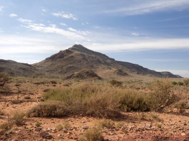 Tepelik kırsal kesimde merkezi Namibya