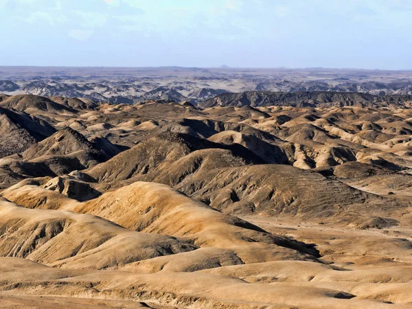 Vista Del Paesaggio Desertico Paesaggio Lunare Namibia — Foto Stock