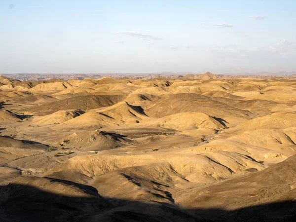 View Desert Landscape Moon Landscape Namibia — Stock Photo, Image
