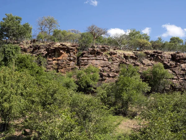 Paysage Rocheux Namibie Nord — Photo