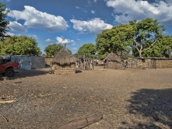 北纳米比亚 5月12日2018The 当地人的可怜的小屋 2018年5月12日 北纳米比亚 — 图库照片