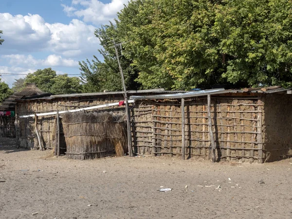 Die Arme Hütte Der Ureinwohner Damaraland Namibia — Stockfoto