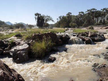 Güzel Epupa: Kunene nehir, Namibia üzerinde düşüyor