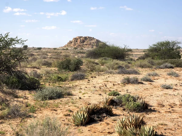 Colinas Rochosas Deserto Centro Namíbia — Fotografia de Stock