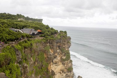 Tapınak, Uluwatu, Bali görüntüleyin. Endonezya