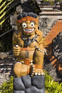 Sanur, Bali, Endonezya, Mayıs 6th.2017, gamelan müzisyenler, 6 Mayıs heykeli. 2017, Sanur, Bali, Endonezya 