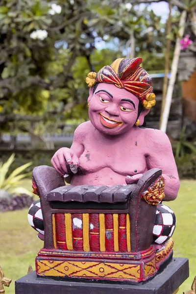 Sanur Bali Indonesien Mai 2017 Statue Der Gamelan Musiker Mai — Stockfoto