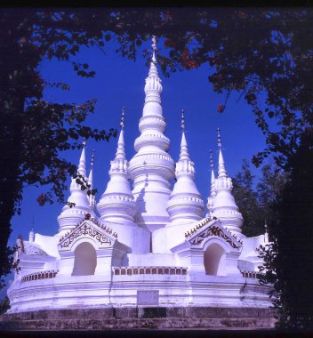 Pagoda içinde Jinghong, Xishuang Benna, Çin